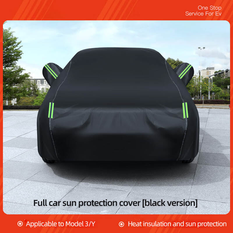 Tesla Model Y3 Special Car Four Seasons Cover Oxford Cloth Sunscreen Heat Insulation Sunshade Accessories