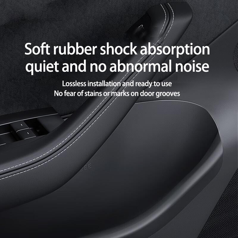 Applicable to Tesla Model 3/Y door slot storage box under the storage pad car interior accessories modification Model 3 new version Nappa leather full car protection set