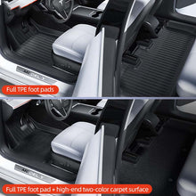 Tesla Model Y special floor mats TPE car modification accessories Model Y floor mats + Menis buckle blanket