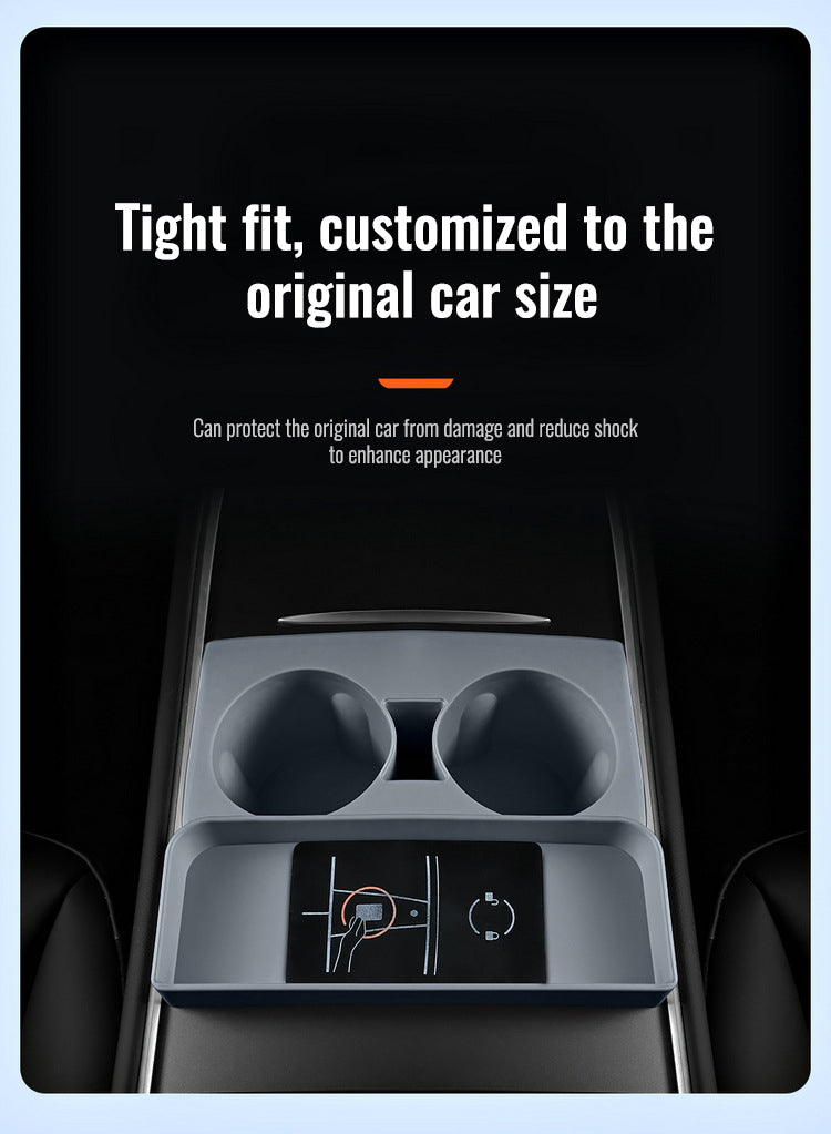Applicable to the new version of Tesla model 3 y cup limiter slot frame modification interior accessories artifact