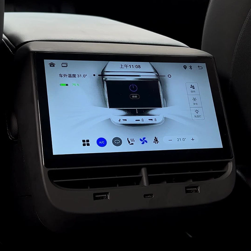 Applicable to Tesla model 3 y rear car display modification and new version of the same car audio entertainment screen