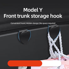 Tesla Model Y front and rear trunk side hook glove box car interior modification accessories artifact