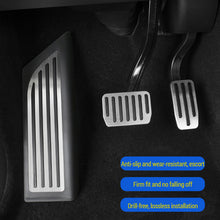 Tesla model3/y new accelerator brake rest pedal decorative anti-slip protective cover metal modification accessories