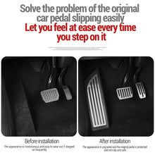 Tesla model3/y new accelerator brake rest pedal decorative anti-slip protective cover metal modification accessories