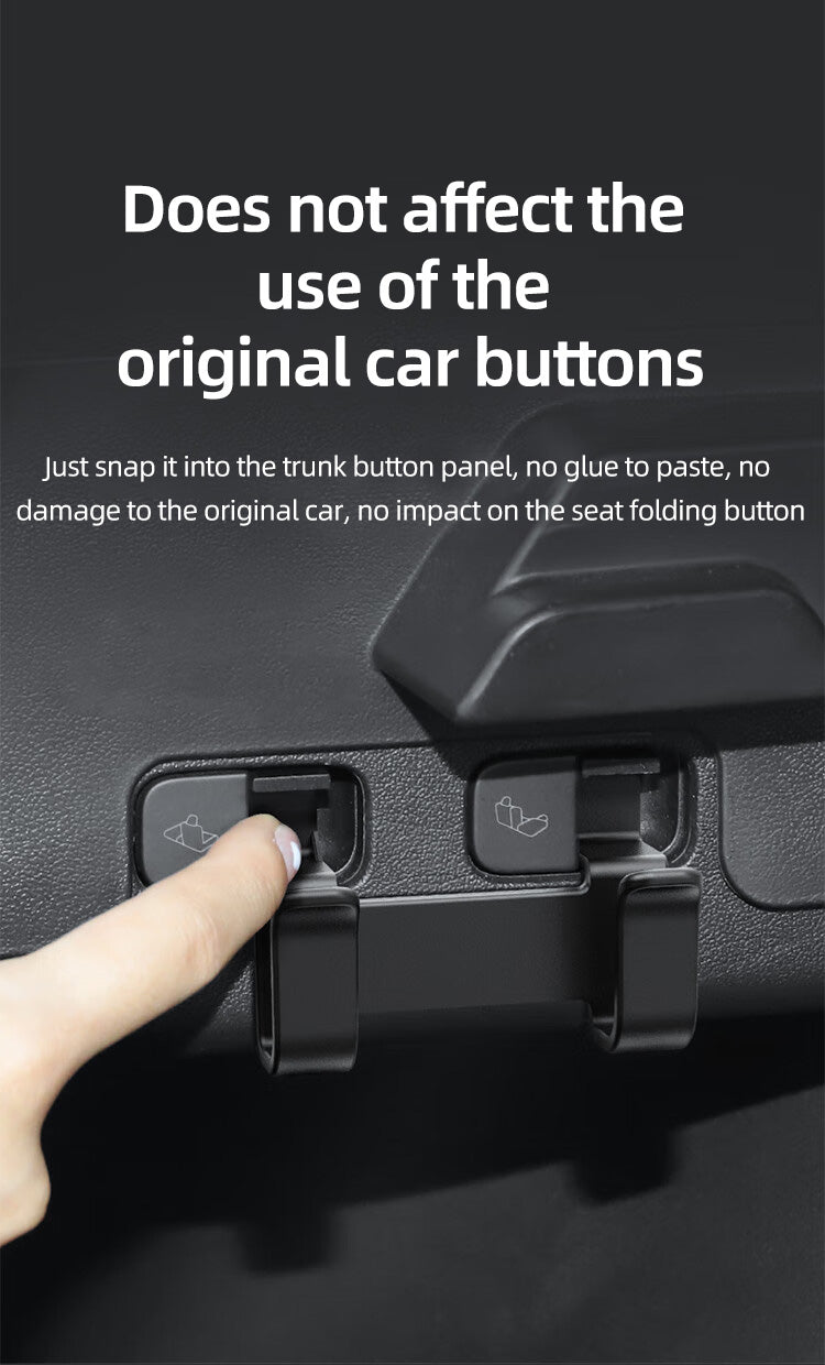 Tesla Model Y front and rear trunk side hook glove box car interior modification accessories artifact