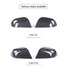 Tesla Tesla MODEL3 real carbon fiber modified pure carbon replacement rearview mirror reversing mirror decoration