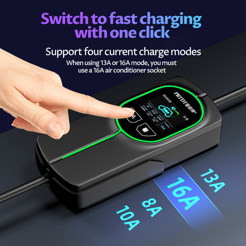 Suitable for Tesla car charger modely/3 home portable charging pile 16A emergency travel gun