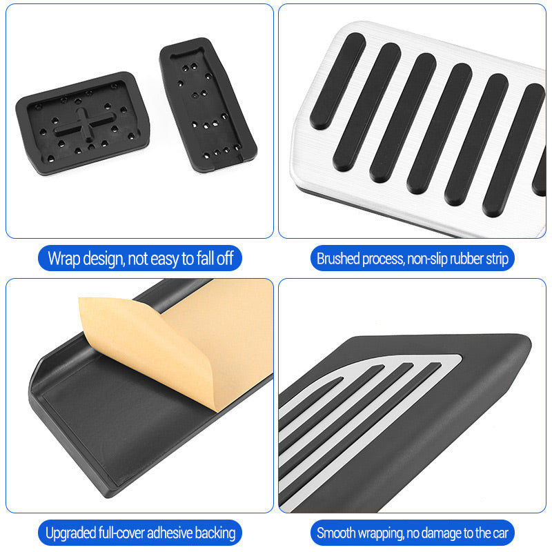 For Tesla Model 3 Y 2021-2022 Accessories Model 3 Aluminum Alloy Accelerator Brake Pedal Durable Car Pedal Pad Cover