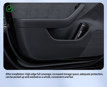 Applicable to Tesla Model 3/Y door slot storage box under the storage pad car interior accessories modification Model 3 new version Nappa leather full car protection set