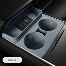 Tesla model y/3 multi-function central control cup holder environmentally friendly odorless silicone limiter coaster storage box