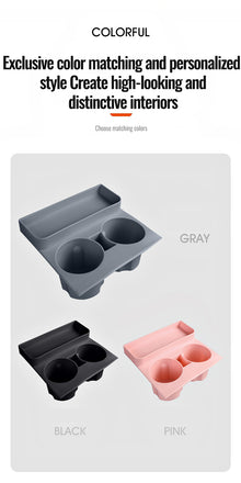 Car cup holder suitable for Tesla model3 central control cup beverage limiter silicone cup holder