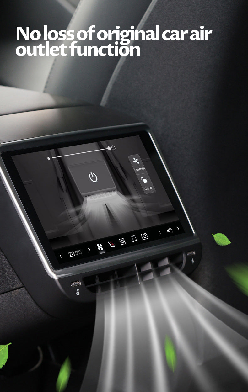 Tesla modely/3 rear entertainment display air conditioning control modified smart LCD display