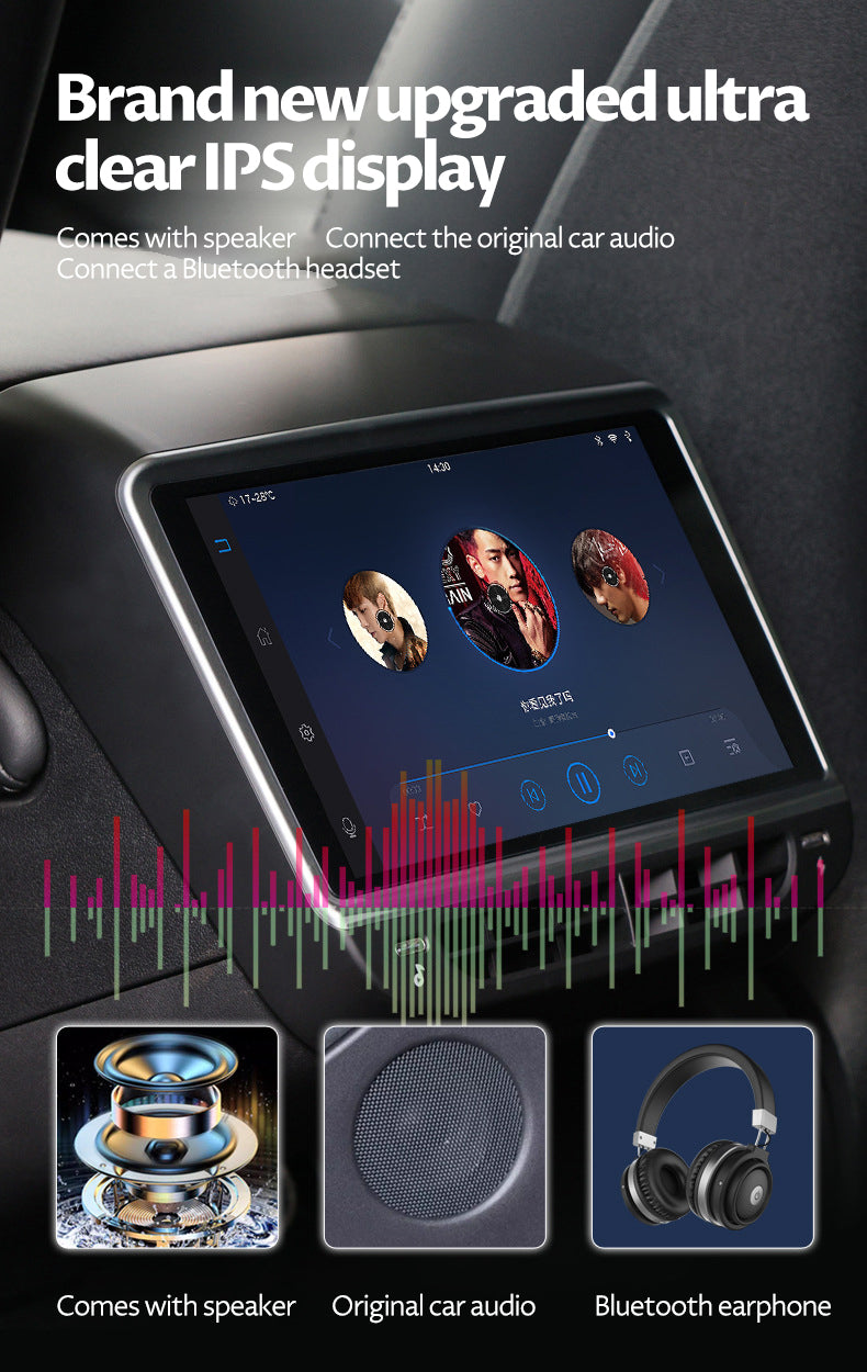 Tesla modely/3 rear entertainment display air conditioning control modified smart LCD display