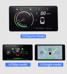 Suitable for Tesla modely/3 smart dashboard LCD head-up display edamame y modification