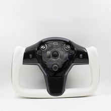 Suitable for Tesla yoke steering wheel factory modified model Edamame 3yx carbon fiber modified steering wheel