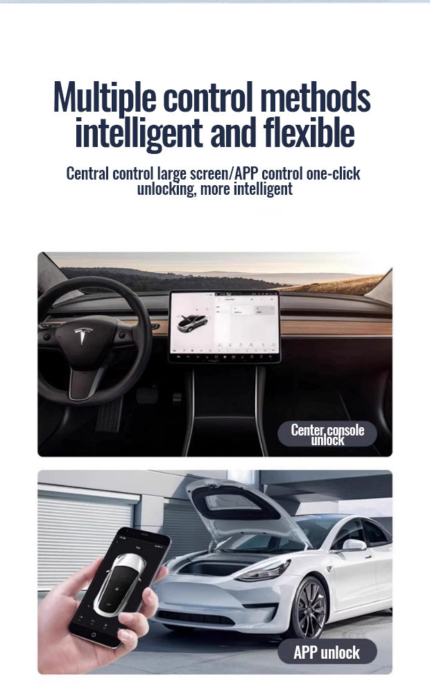 Ma2023+ model 3/Y/S/X/3 highland silent front trunk electric suction lock