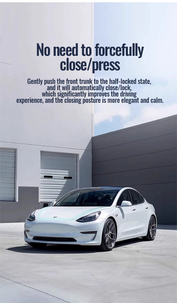 Ma2023+ model 3/Y/S/X/3 highland silent front trunk electric suction lock