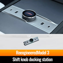 MA Tesla model 3 high-end customized docking station, smart gear knob with 4 USB charging interfaces