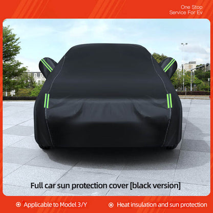 Tesla Model Y3 Special Car Four Seasons Cover Oxford Cloth Sunscreen Heat Insulation Sunshade Accessories